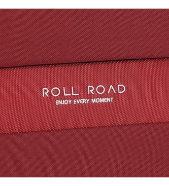 Roll Road Juego de maletas Roll Road Royce 55-66-76cm Rojo -40x55x20cm-