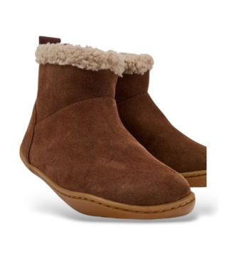 Camper Rug mockasiner i mocka, brun
