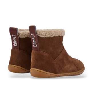 Camper Rug mockasiner i mocka, brun