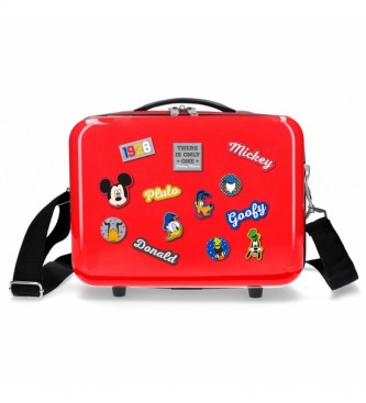 Joumma Bags ABS Mickey Adaptable Toilet Bag red characters -29x21x15cm