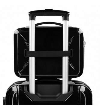 Joumma Bags Trousse de toilette ABS Mickey Adaptable Caractres noirs -29x21x15cm