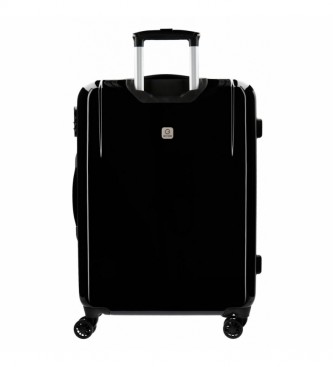 Disney Sky Avengers Medium Rectangular Suitcase 68cm Black