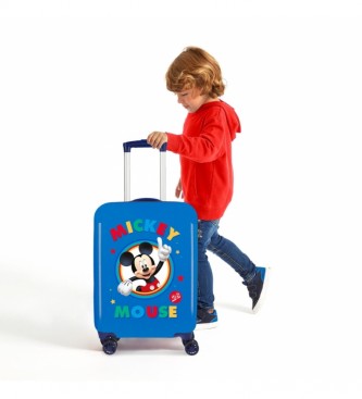 Joumma Bags Cirkle Mickey Blue Rigid Cabin Case -38x55x20 cm