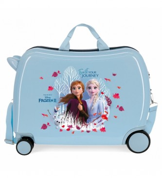 Joumma Bags Frozen Trust your journey walizka samojezdna z wielokierunkowymi kółkami -38x55x20 cm