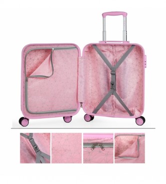 ITACA Small Children's Suitcase Cabin Pink -55x40x20cm