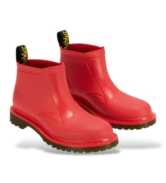 Dr Martens Botas 101 Rain impermeables rojo