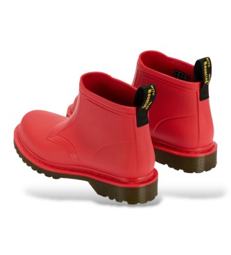 Dr Martens Botas 101 Rain impermeables rojo
