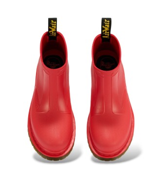 Dr Martens Botas 101 Rain impermeables rojo