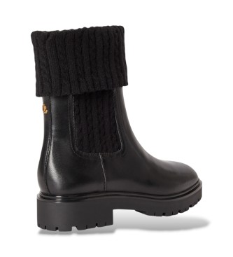 Lauren Ralph Lauren Stivaletti in pelle Allyson neri