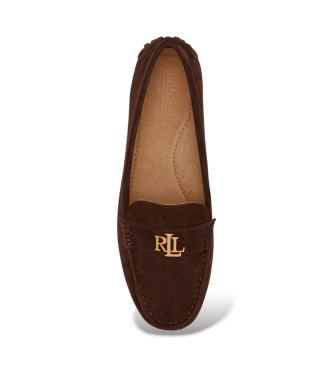 Lauren Ralph Lauren Mocassini Barnsbury in camoscio marrone
