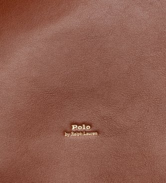 Polo Ralph Lauren Bolso de piel Bellport marrón