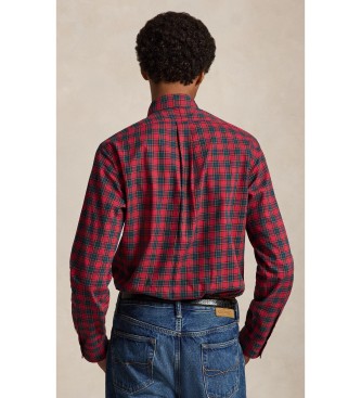 Polo Ralph Lauren Chemise en sergé Custom Fit à carreaux rouges