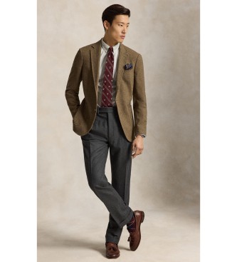 Polo Ralph Lauren Camisa oxford às riscas Custom Fit