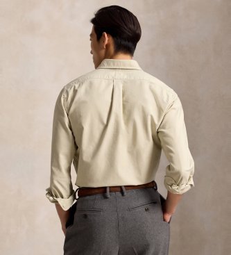 Polo Ralph Lauren Camicia oxford tinta Custom Fit taupe