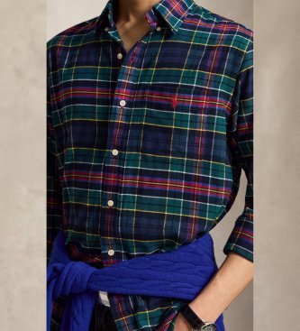 Polo Ralph Lauren Chemise en sergé technique Custom Fit multicolore