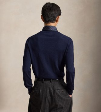 Polo Ralph Lauren Pull en laine lavable marine