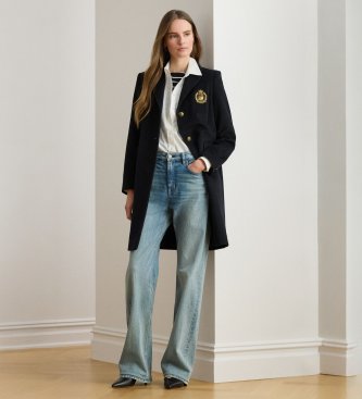 Lauren Ralph Lauren Abrigo de Lana negro