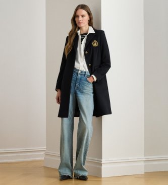Lauren Ralph Lauren Abrigo de Lana negro