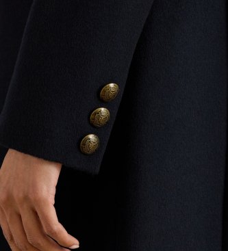Lauren Ralph Lauren Abrigo de Lana marino