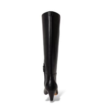 Lauren Ralph Lauren Stivale alto Emersyn in pelle con tacco nero