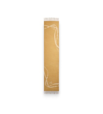 Lauren Ralph Lauren Sjaal met paardenmotief en beige muts