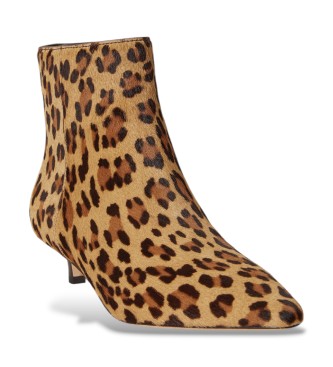 Lauren Ralph Lauren Stivaletti Francesca in cavallino beige