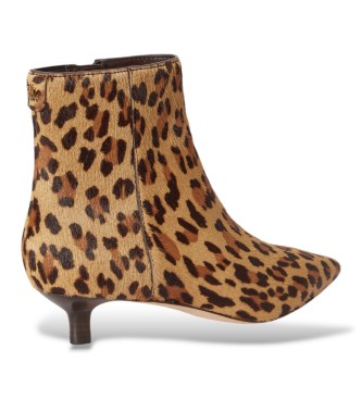 Lauren Ralph Lauren Stivaletti Francesca in cavallino beige