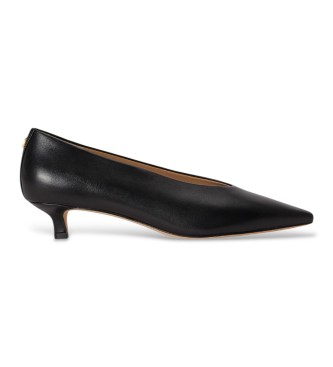 Lauren Ralph Lauren Sapato de couro Kitten preto
