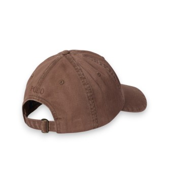 Polo Ralph Lauren Dyed garment brown twill cap