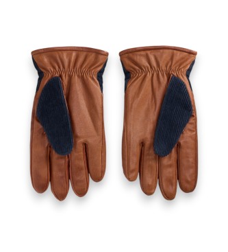 Polo Ralph Lauren Aviator marineblauwe Hybrid Cord handschoenen