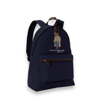 Polo Ralph Lauren Canvas rygsæk med Polo Bear i marineblå