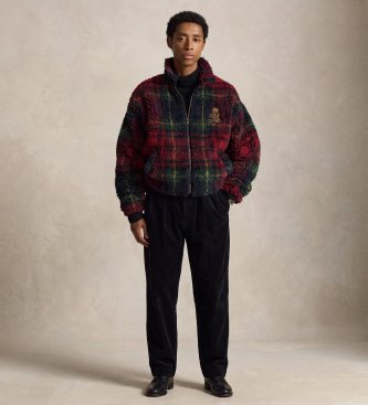 Polo Ralph Lauren Red Relaxed Fit fleece jacket