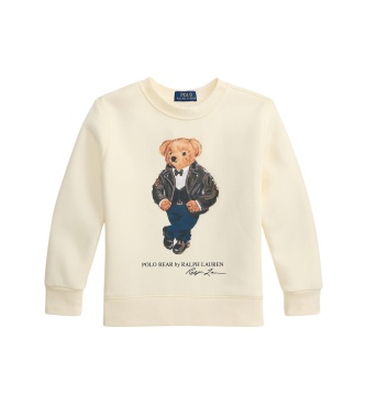 Polo Ralph Lauren Felpa con Polo Bear beige