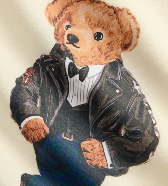 Polo Ralph Lauren Felpa con Polo Bear beige