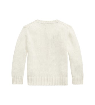 Polo Ralph Lauren Pull en coton à col rond beige