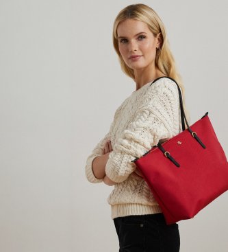 Lauren Ralph Lauren Sac Keaton Moyen rouge