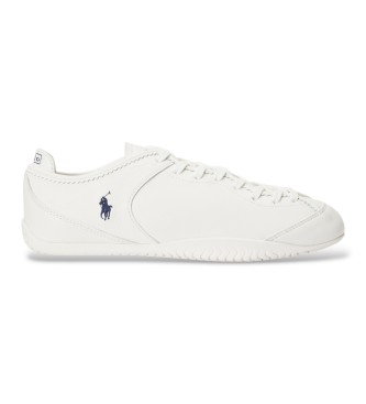 Polo Ralph Lauren Hvide skind-sneakers med paneler
