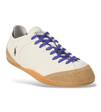 Polo Ralph Lauren Sneakers i ruskind med hvide paneler