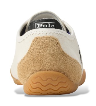 Polo Ralph Lauren Sneakers i ruskind med hvide paneler
