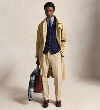 Polo Ralph Lauren Cardigan en laine et cachemire marine