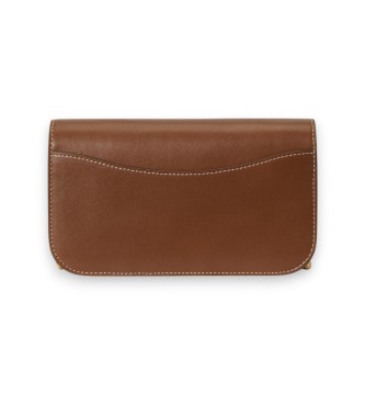 Polo Ralph Lauren Handtasche Polo ID aus Leder mit Kette, braun