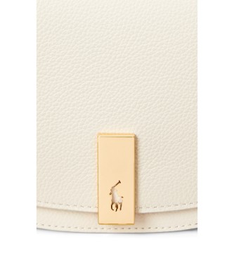 Polo Ralph Lauren Bolsa de couro Saddle bege