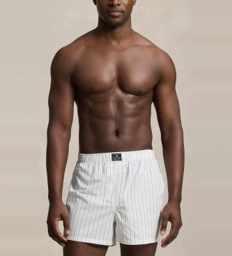 Polo Ralph Lauren Set of 3 blue, white cotton boxers