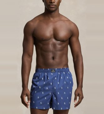 Polo Ralph Lauren Set of 3 blue, white cotton boxers