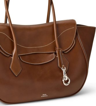 Polo Ralph Lauren Große braune Polo Blaze Schultertasche