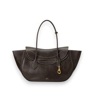 Polo Ralph Lauren Große Polo Blaze Schultertasche dunkelbraun