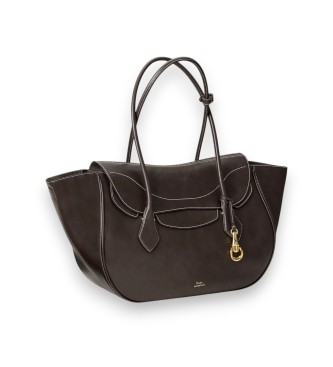 Polo Ralph Lauren Große Polo Blaze Schultertasche dunkelbraun