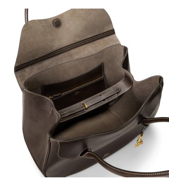 Polo Ralph Lauren Große Polo Blaze Schultertasche dunkelbraun