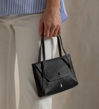 Polo Ralph Lauren Bolso de Piel Polo Play Mini negro