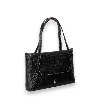 Polo Ralph Lauren Bolso de Piel Polo Play Mini negro